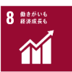 SDGs 目標8 働きがいも経済成長も